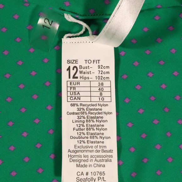 NWT Seafolly Bandana Bay Longline Tube in Jungle - Picture 12 of 13